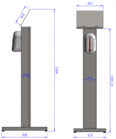 Cefra Bedrijfskeukens Reusel Professionele Horeca apparatuur Automische alcohol dispenser desinfectiegel